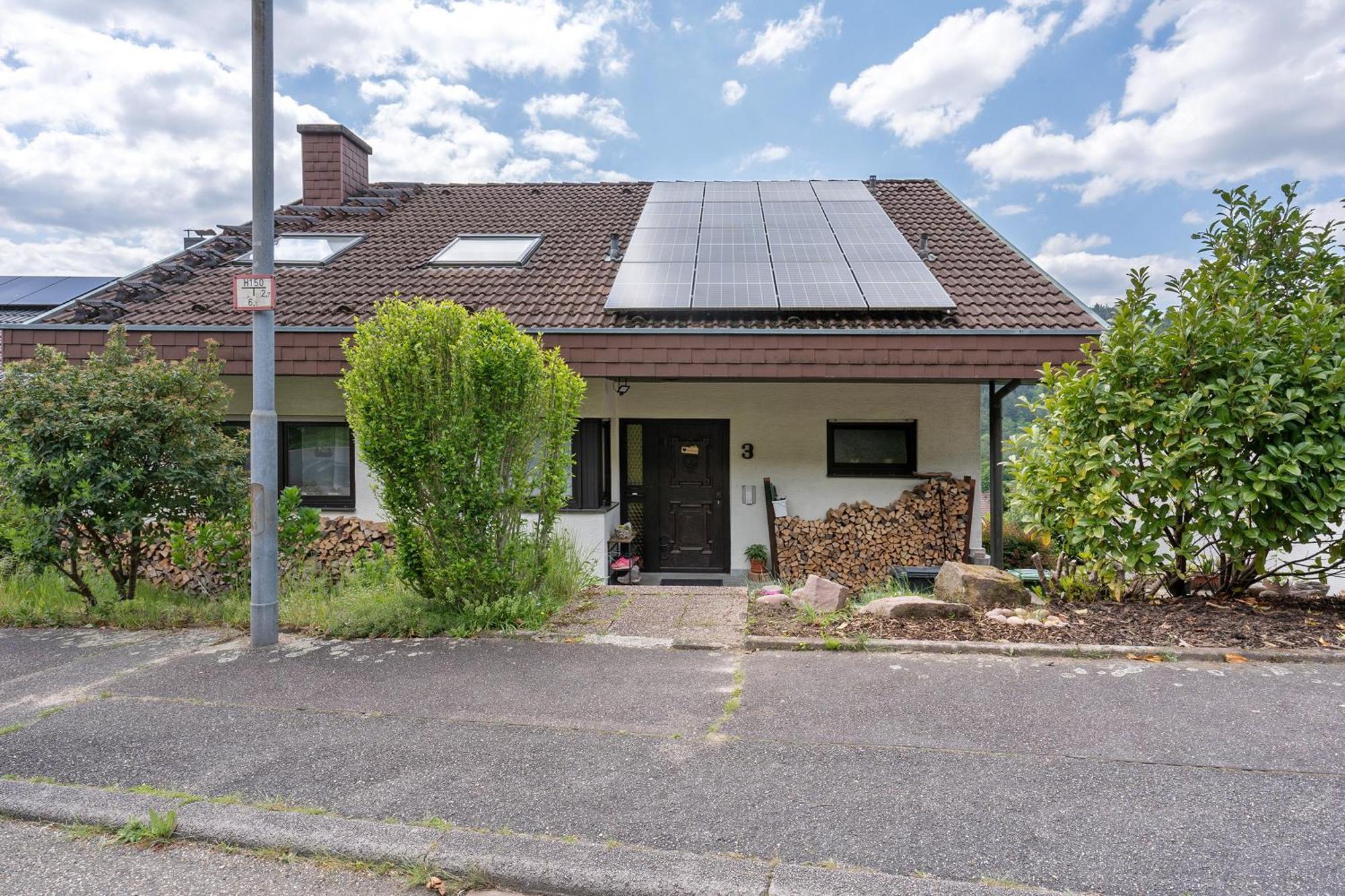Schlossblickwohnung Schiel Gernsbach Luaran gambar